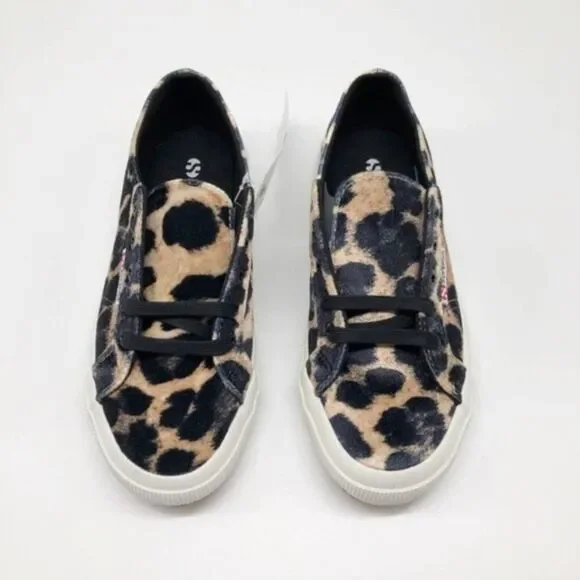 SUPERGA 2750 Leopard Velvet Sneakers  - Picture 4 of 8
